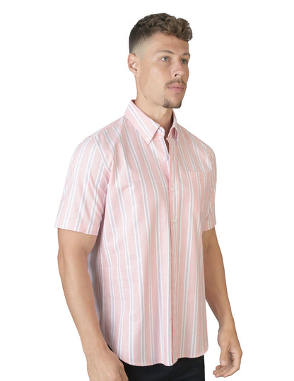 Camisa Rayas Rosa C1719