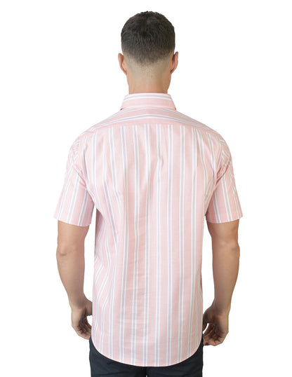 Camisa Rayas Rosa C1719