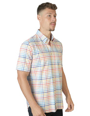 Camisa Cuadros Blanca C1724