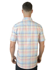 Camisa Cuadros Blanca C1724