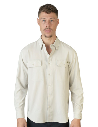 Camisa Lisa Hueso C1755