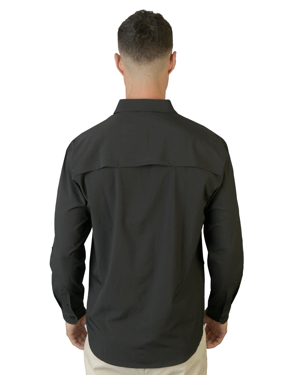 Camisa Lisa Negro C1755