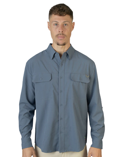 Camisa Lisa  Plomo C1755