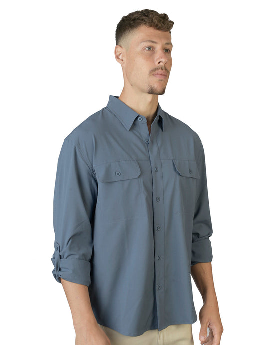 Camisa Lisa  Plomo C1755