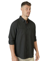 Camisa Lisa Negro C1765